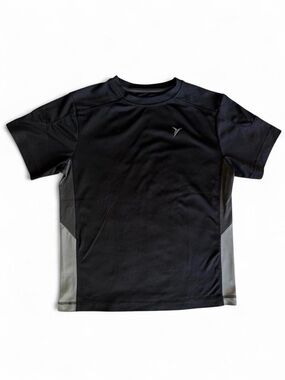 Old Navy Boys Active Go-Dry Tech T-Shirt Black Grey Size M (8)
